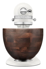 Artisan® Series 5 Quart Tilt-Head Stand Mixer with Walnut Wood Bowl